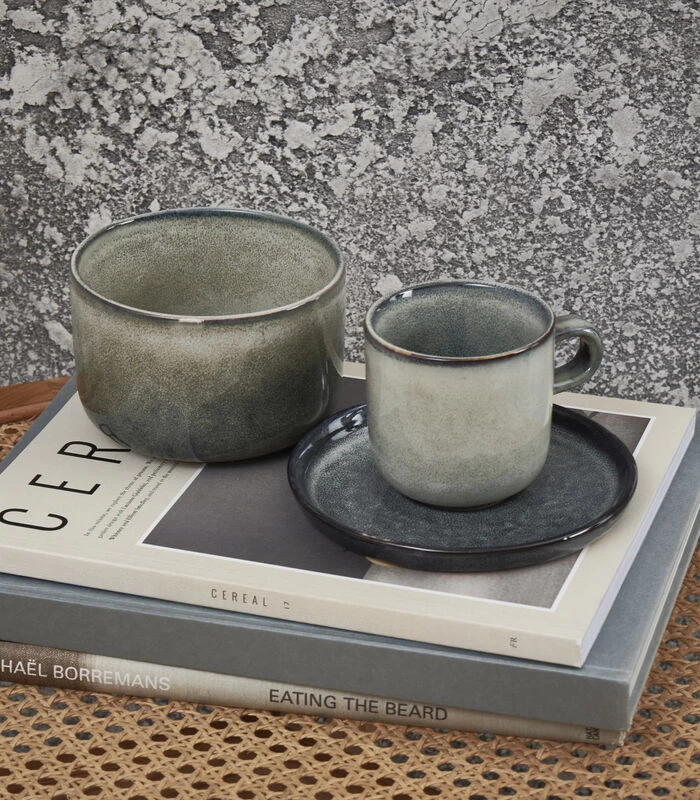 MERIDIAN Serveerschaal 28 Cm Groenblauw 4 MERIDIAN Serveerschaal 28 Cm Groenblauw - Afbeelding 2