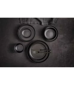 Serviesset Universe Porselein 6-persoons 24-delig Zwart -Palmer Winkel 0636cebf87404a41b1880e35a874373a