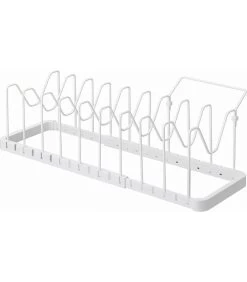 Yamazaki Extendable Pot Lid & Pan Holder - Tower - White -Palmer Winkel 06f8132e9339479ba19fc819b6800a6b
