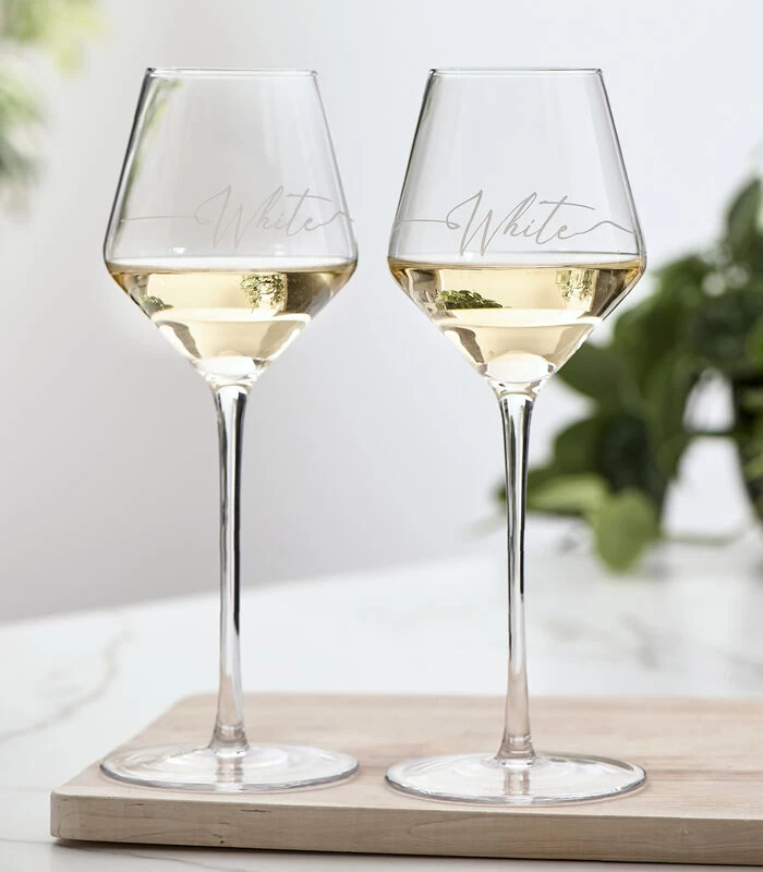 Wijnglazen Witte Wijn - RM White Wine Glass - Transparant - Set 2 Stuks 4 Wijnglazen Witte Wijn - RM White Wine Glass - Transparant - Set 2 Stuks - Afbeelding 2