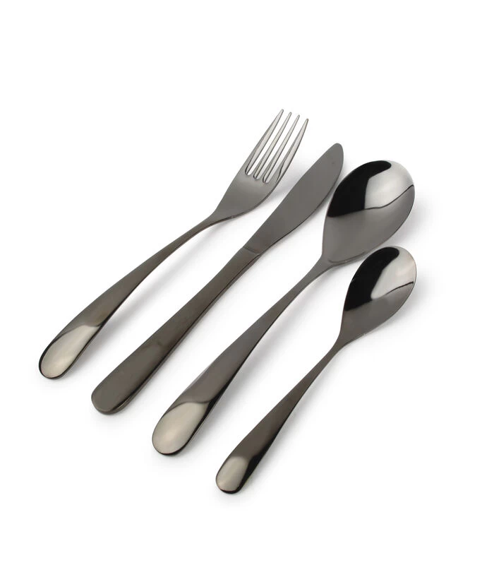 Bestekset 24-delig Zwart Viva 3 Bestekset 24-delig Zwart Viva