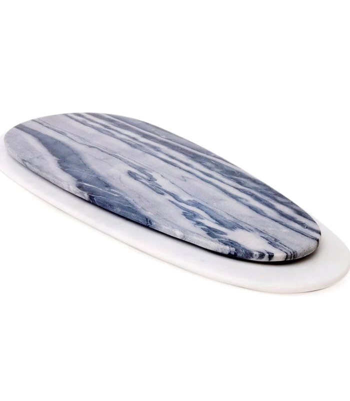 MAX Medium Marmeren Snijplank (57 X 23) Grijs 4 MAX Medium Marmeren Snijplank (57 X 23) Grijs - Afbeelding 2