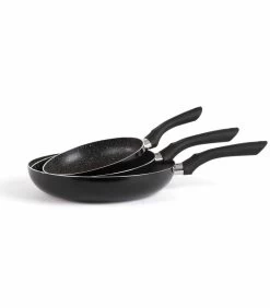 LIVOO Set Van 3 Pannen Met Steenlook