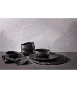 Serviesset Universe Porselein 6-persoons 24-delig Zwart -Palmer Winkel 116d4c1471dc421ab8b218b4c34ae0b1