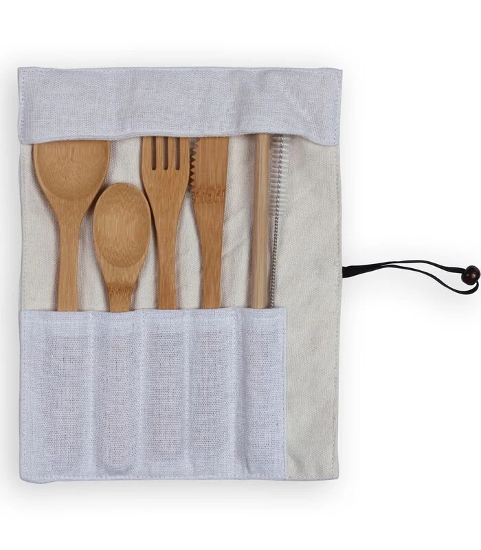 LIVOO Bamboe Bestekset 5 LIVOO Bamboe Bestekset - Afbeelding 3