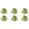 Palmer Koffiekop En Schotel Colors 14 Cl 12 Cm Groen Porselein 6 Stuk(s) -Palmer Winkel 1449b4983b19479da3403cfc2defae86