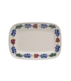 Bord Rechthoekig 25x18cm - Boerenbont