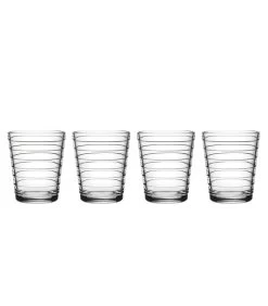 Iittala Aino Aalto Glas 22cl Helder 4 Stuks