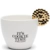 Koffiemok, Mok/ Kopje Goud Detail - It's Cookie Time - Wit - 300 ML