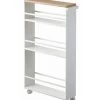 Yamazaki Slim Trolley With Grip - Tower - White -Palmer Winkel 1aa447b9bc9842138f14452289e4c8bb