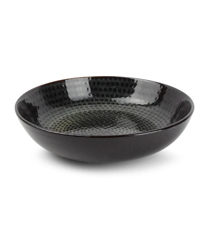 Diep Bord 20xH5cm Groen/Blauw Stitch - (x4) 3 Diep Bord 20xH5cm Groen/Blauw Stitch - (x4)