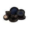 Palmer Serviesset Tama Stoneware 6-persoons 24-delig Blauw Zwart -Palmer Winkel 21d8696586bb419e93931950a9ea5279