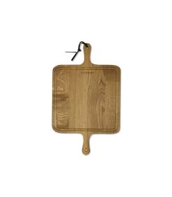 BBQ Serveerplank XL Vierkant - Geolied Gerookt Eiken