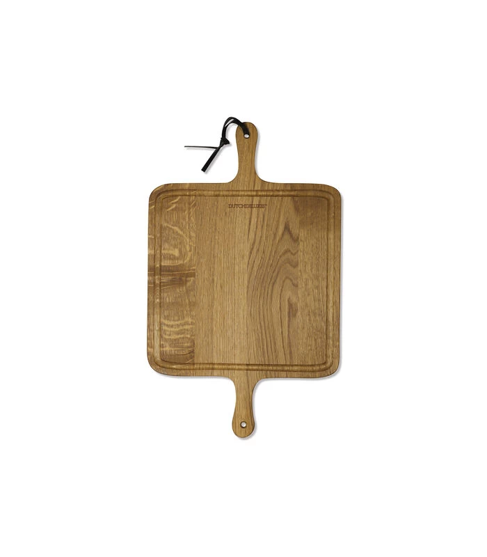 BBQ Serveerplank XL Vierkant - Geolied Gerookt Eiken 3 BBQ Serveerplank XL Vierkant - Geolied Gerookt Eiken