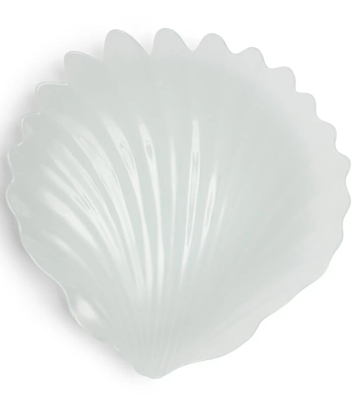 Decoratieve Schaal, Serveerschaal Zee Schelp - Beach Shell - Wit 3 Decoratieve Schaal, Serveerschaal Zee Schelp - Beach Shell - Wit