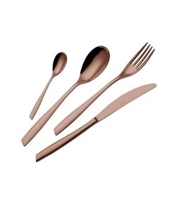 Bestekset Eleven 18/10 24-delig Bruin 6-persoons