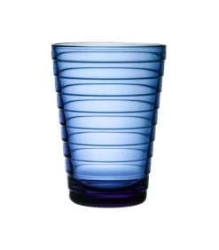 Iittala Aino Aalto Glas 33 Cl Ultramarijnblauw Set Van 2