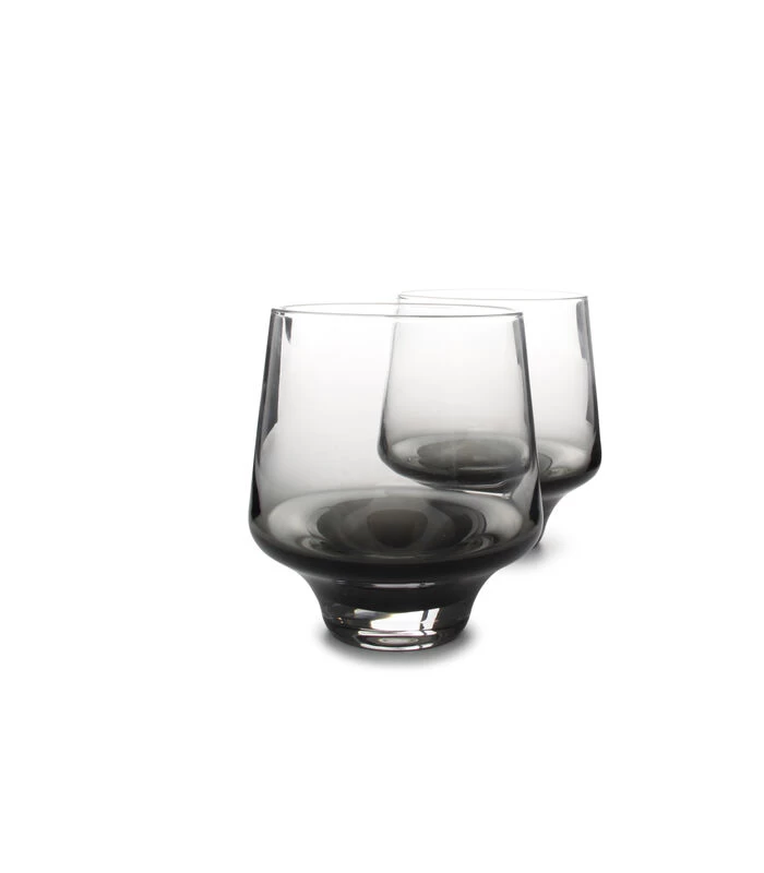 Glas 40cl Smoked Secrets - Set/2 4 Glas 40cl Smoked Secrets - Set/2 - Afbeelding 2