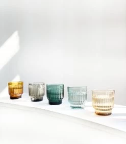 LIMA TUMBLER SET VAN 2 Licht Amber -Palmer Winkel 334d9358beee47feb48e7e25444de2df