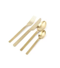 Bestekset 24-delig Mat Champagne Supreme