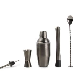 Cocktailset 7-delig Zwart Bar