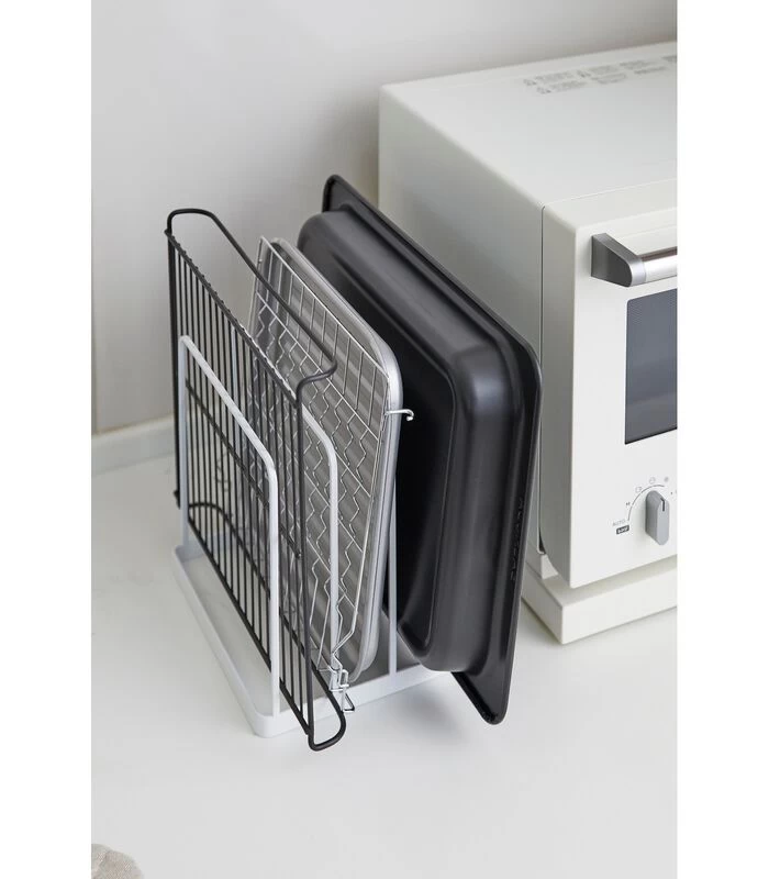 Yamazaki Tray Stand - Tower - White 7 Yamazaki Tray Stand - Tower - White - Afbeelding 5