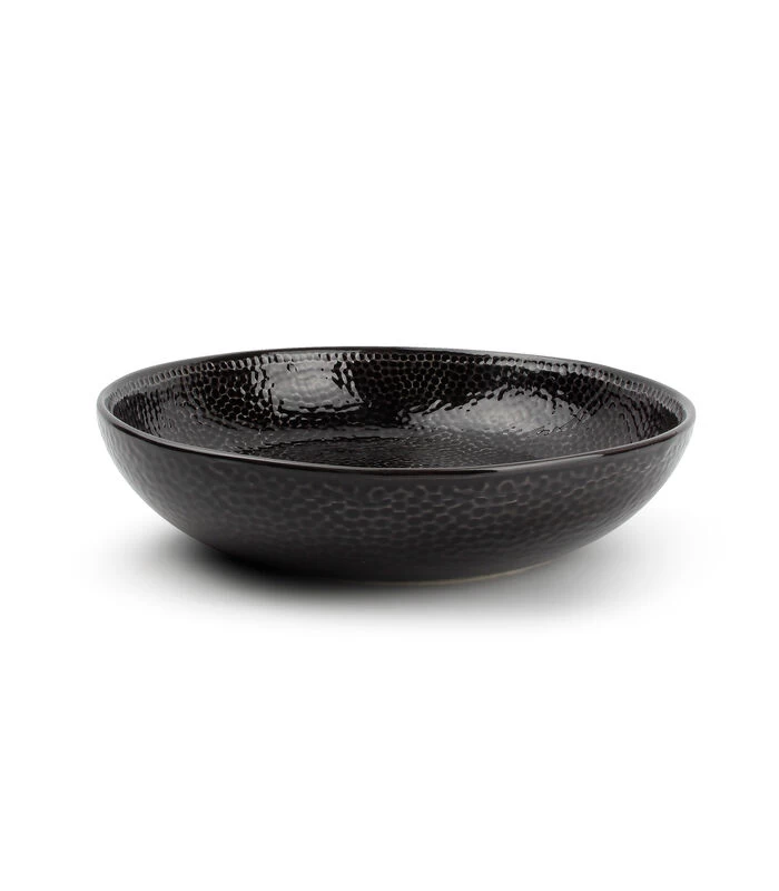 Diep Bord 21,5xH5cm Zwart Mielo - (x4) 3 Diep Bord 21,5xH5cm Zwart Mielo - (x4)