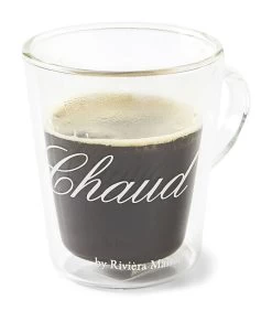Drinkglazen Set, Koffieglas Met Oor RM C'est Chaud - 220 Ml - 2 Stuks