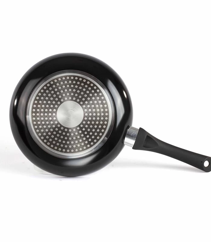 LIVOO Set Van 3 Pannen Met Steenlook 4 LIVOO Set Van 3 Pannen Met Steenlook - Afbeelding 2