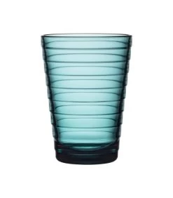 Iittala Aino Aalto Glas 33cl Zeeblauw 2 Stuks