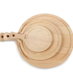 Serveerplank Rond Amigo L - Met Handgreep - Bruin - ⌀ 33 Cm -Palmer Winkel 556c55b04d714a618d7c82fa5198a4cd