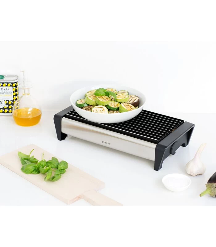 Brabantia Schotelwarmer Met 2 Kaarsjes - Matt Steel 4 Brabantia Schotelwarmer Met 2 Kaarsjes - Matt Steel - Afbeelding 2