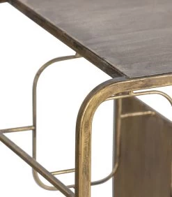 BePureHome Capo Wijnkastje - Metaal - Antique Brass - 80,5x87x33 -Palmer Winkel 59efc16f9bca4170bf5d617776728bdb