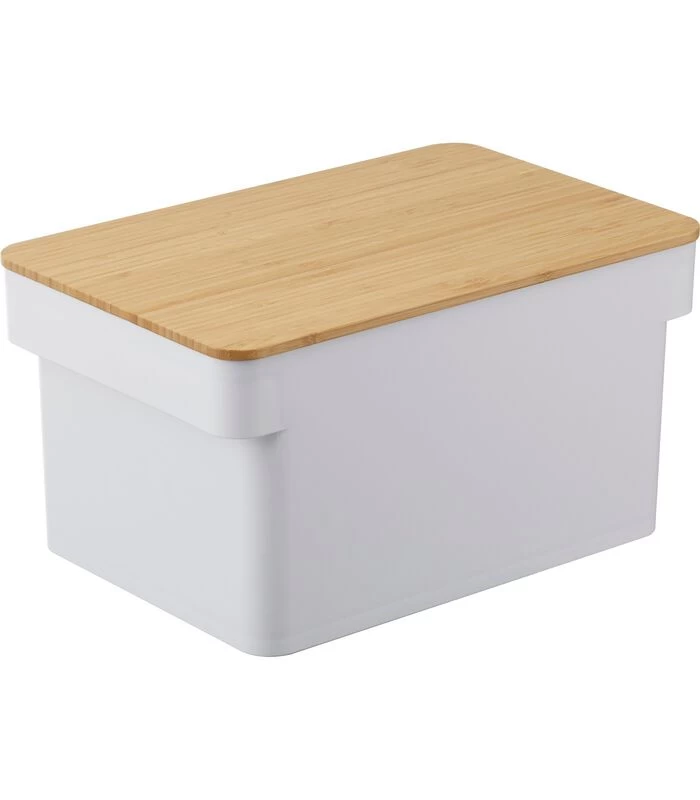 Yamazaki Bread Case With Knife Holder - Tower - White 3 Yamazaki Bread Case With Knife Holder - Tower - White