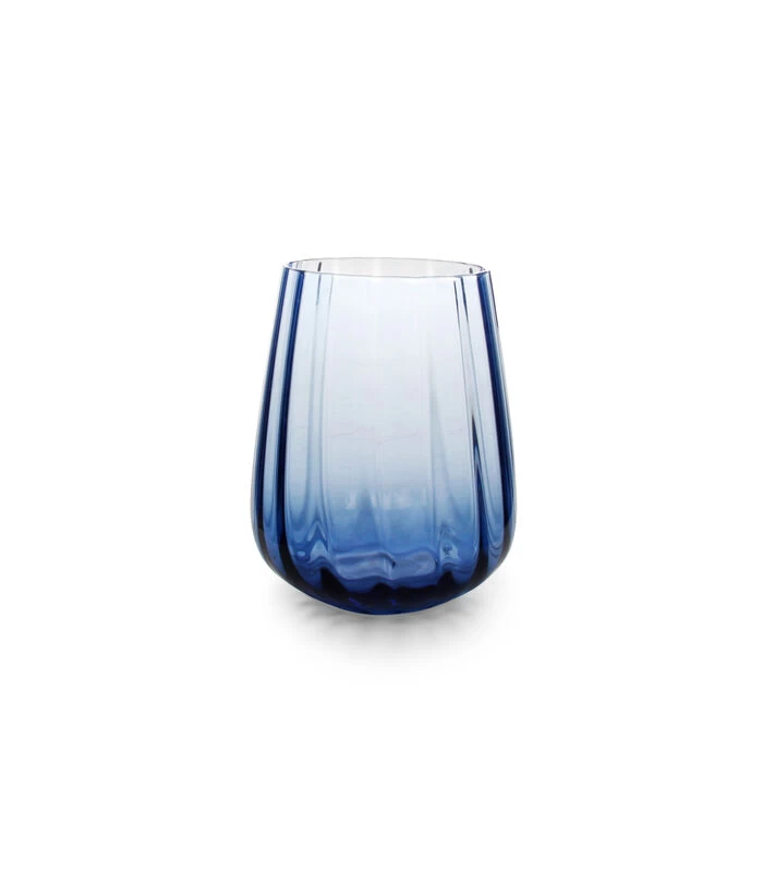 Glas 49cl Blauw Linea - Set/4 3 Glas 49cl Blauw Linea - Set/4