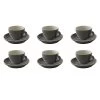 Palmer Cappuccinokop En Schotel Colors 18 Cl 14 Cm Grijs Porselein 6 Stuk(s) -Palmer Winkel 7213951545544a59a90ecf749bfaa1b1