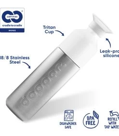 Dopper Roestvrijstalen Drinkfles Steel 490ml -Palmer Winkel 722406f04edc45758617ce8efaab75a0