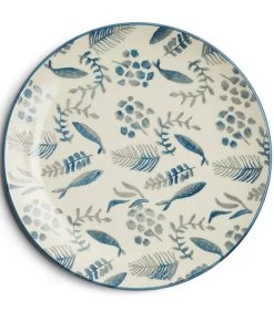 Bord, Dinerbord - First Catch - Blauw - 1 Stuk - Keramiek