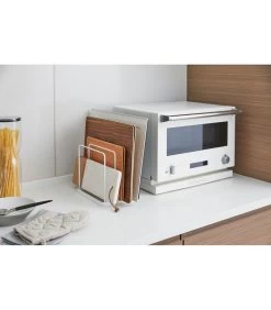 Yamazaki Tray Stand - Tower - White 9 Yamazaki Tray Stand - Tower - White -Palmer Winkel 7edae608e49a402385ee82a2d915c6cd