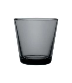 Iittala Kartio Glas 21cl Donkergrijs 2 Stuks