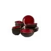 Palmer Serviesset Lava Stoneware 6-persoons 24-delig Bruin Rood -Palmer Winkel 832a91ad10d3476f898c16b0c9f3cc6a