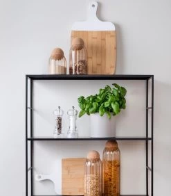 PRESENT TIME Voorraadpot Gem - Zandbruin - Ø9x28,5 Cm -Palmer Winkel 83bb72b83b0840f590170de6ff0fb1fc