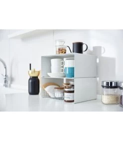 Yamazaki Stackable Kitchen Rack - Tower - White 9 Yamazaki Stackable Kitchen Rack - Tower - White -Palmer Winkel 85a7139ef9c8434ab4efde8b659de382