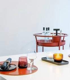 ELLIS Onderzetter Rond Cognac -Palmer Winkel 87d88c22dc9c43e3870b0ff40afb9b7f