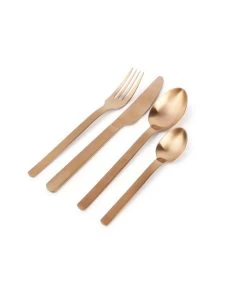 Bestekset 24-delig Mat Rosé Goud Supreme