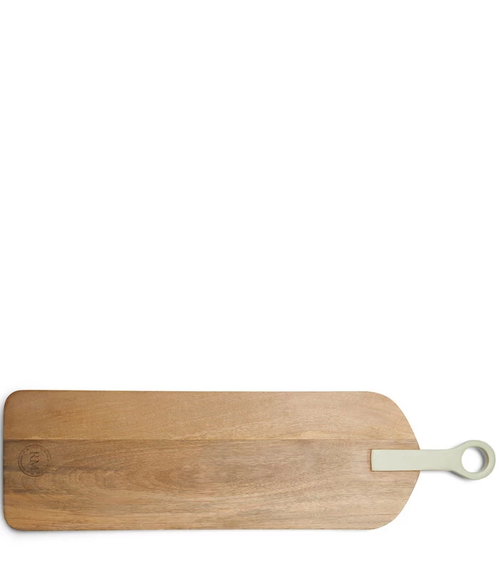 Serveerplank Hout, Tapasplank - Marseille - Bruin/wit - Maat L 3 Serveerplank Hout, Tapasplank - Marseille - Bruin/wit - Maat L