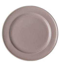 Effen Plat Bord 27cm - Fleurs Rouges