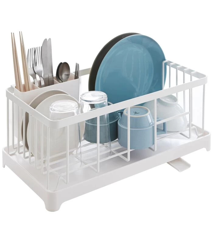 Yamazaki Sink Drainer Wire Basket - Tower - White 4 Yamazaki Sink Drainer Wire Basket - Tower - White - Afbeelding 2