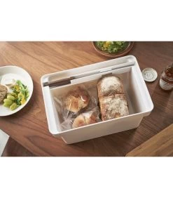 Yamazaki Bread Case With Knife Holder - Tower - White 11 Yamazaki Bread Case With Knife Holder - Tower - White -Palmer Winkel a9a5b4a42aae4232ae948a5e6cbefc6f