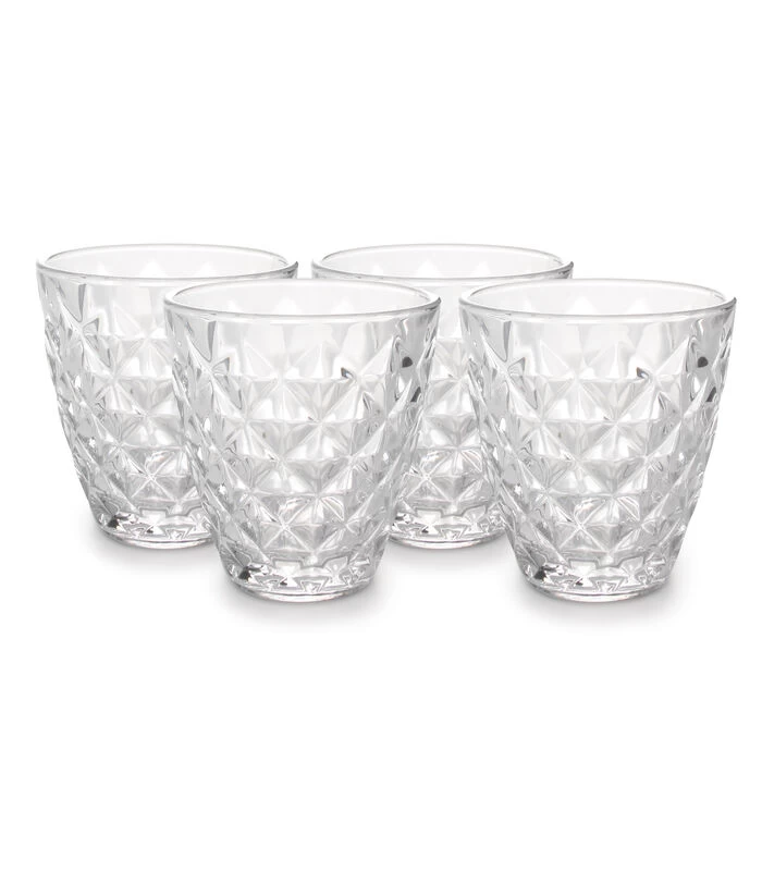 Glas 22cl Prisma - Set/4 4 Glas 22cl Prisma - Set/4 - Afbeelding 2